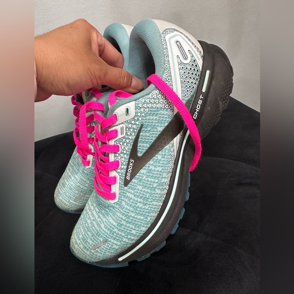 Brooks Ghost 14 Women's Cushioned Size 6 Teal and Pink - Picture 8 of 12
